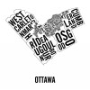 Typographic Map of Ottawa
