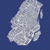 Typographic Map of Downtown Montreal Neighbourhoods & Landmarks