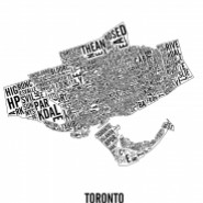 Downtown Toronto Neighbourhoods & Landmarks City Map