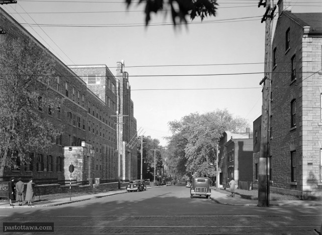 Bruyère street near Sussex Drive in 1938