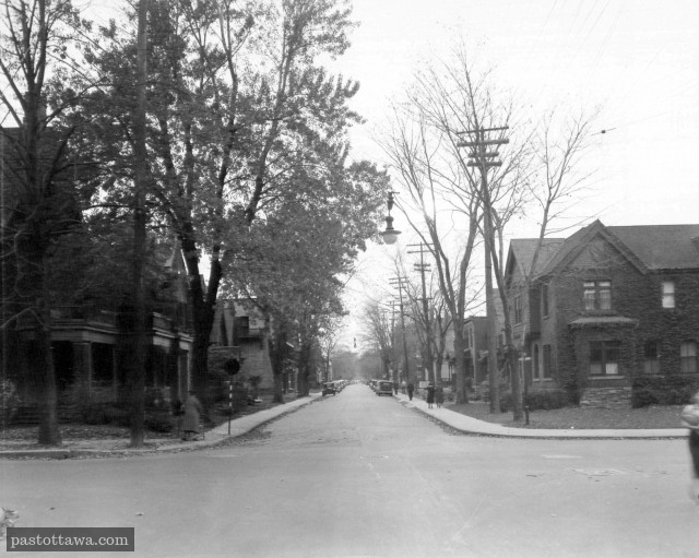Lisgar street at O'Connor in Ottawa in 1938