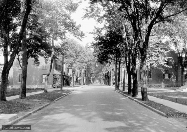 Daly Street in Ottawa in 1900