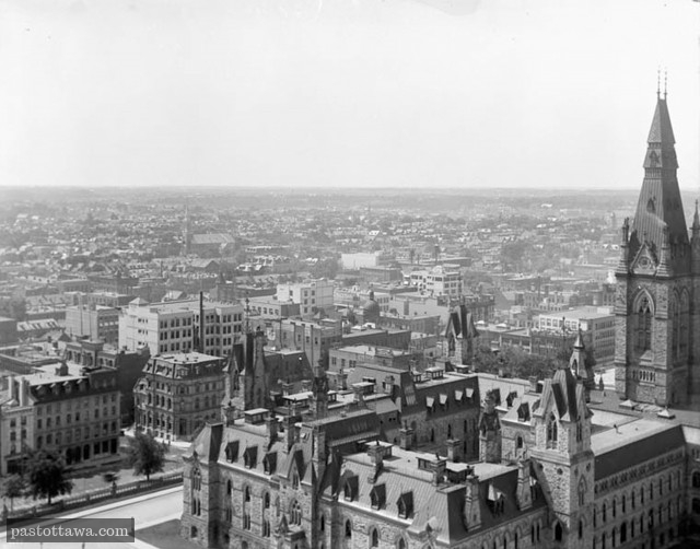 Centretown in Ottawa in 1910