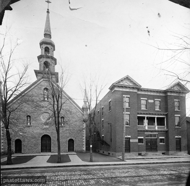 Église Saint-Anne sur la rue St-Patrick à Ottawa en 1938
