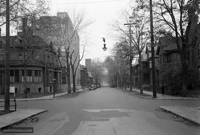 rue Metcalfe à Ottawa à la hauteur de Lisgar