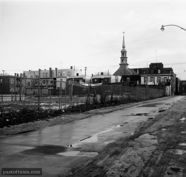 Former Notre-Dame Street in Lowertown East in Ottawa in 1968