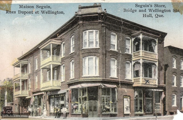 Séguin Store at Wellington and Eddy in Hull in 1910