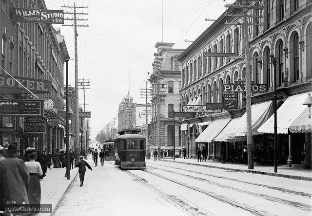Rue Sparks à Ottawa vers 1910