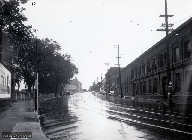 rue Wellington à Ottawa en 1938