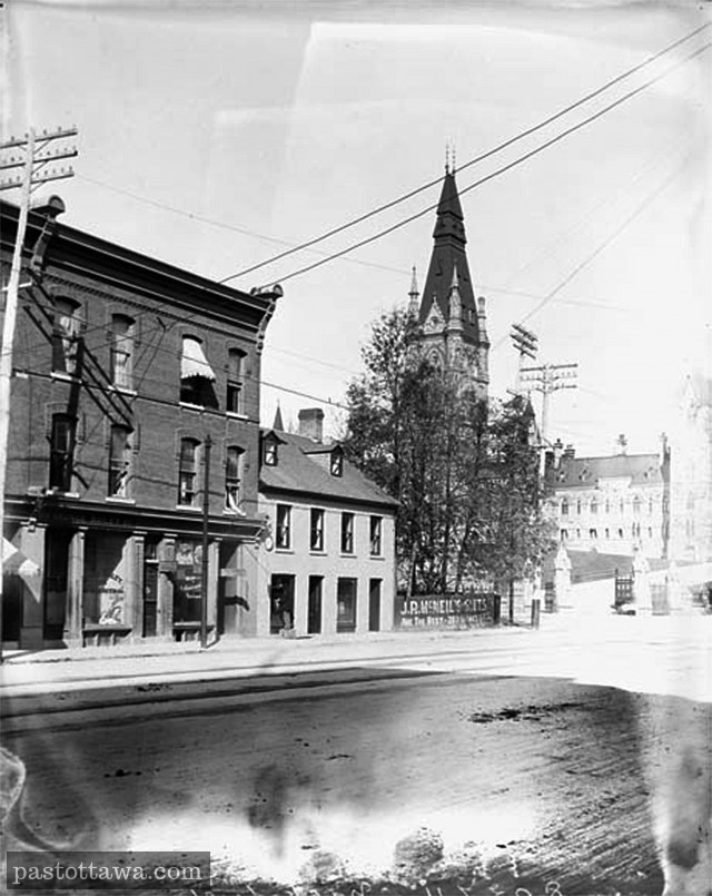 Former block on Wellington street in Ottawa