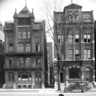 the 96 to 102 Wellington Street in Ottawa before the American Ambassy was built