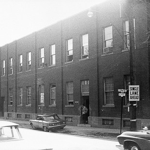 The 643 Wellington Street in Lebreton Flats in Ottawa in 1962
