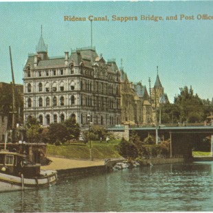 Rideau Canal with the former Post Office on Sparks street
