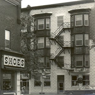 Corner of Bank and Frank in Ottawa around 1975