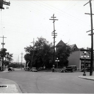 Intersection des rues Bay et Sparks en 1938