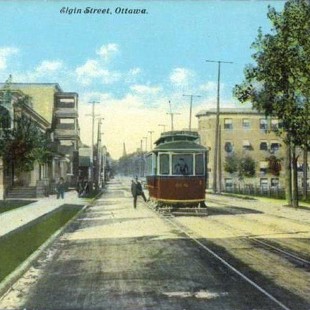 Elgin street near gladstone in 1920
