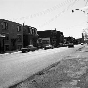 Ancienne rue Saint-Patrick en basse-ville Est d'Ottawa en 1968