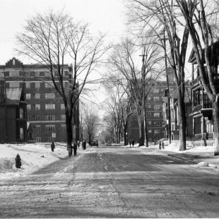 Metcalfe Street at Lewis Street in Ottawa around 1935