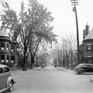 Nepean Street in Ottawa at Metcalfe Street in 1938