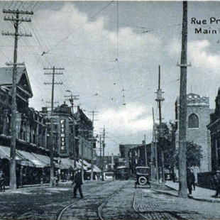 Former Main Street in Hull around 1910
