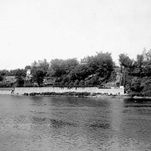Rideau River in Ottawa around 1900