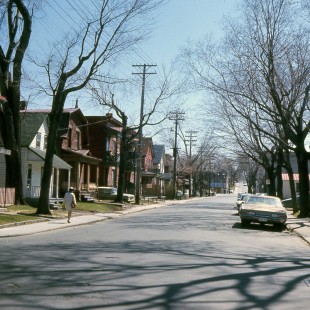Nelson and York Intersection in Lowertown East in Ottawa in 1968