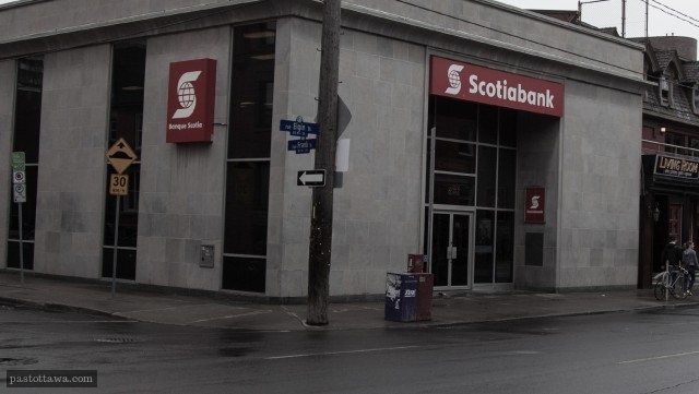 Nova Scotia Bank on Bank street in Ottawa