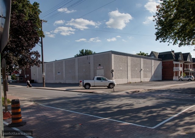 South-West Corner of Lisgar and Percy in 2013 with the Rideau Curling Club
