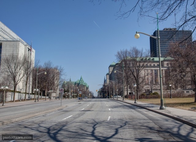 Wellington street in Ottawa in 2012