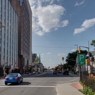Elgin Street at Lisgar looking north in Ottawa in 2013
