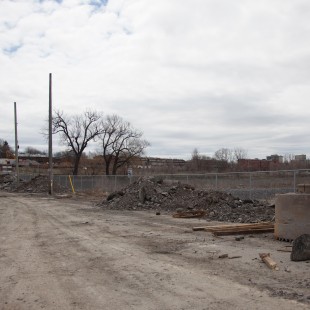 Construction site at Lebreton Flats