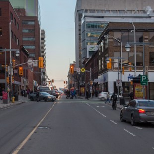 Bank Street @ Laurier in 2013 in Ottawa
