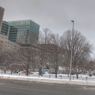 Le parc de la confédération à Ottawa en 2014