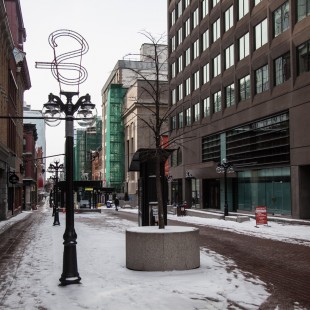 Rue Sparks à Ottawa en 2013
