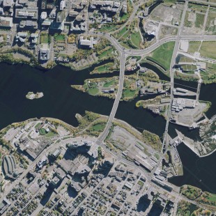 Arial View of Hull-Ottawa