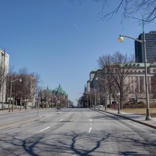 Wellington street in Ottawa in 2012