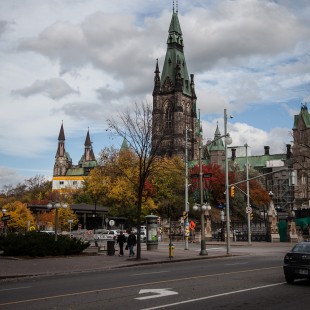 Wellington street in 2012 in Ottawa